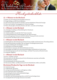 Hochzeitscheckliste